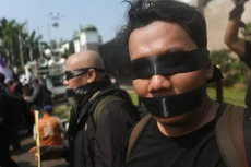 Aksi Wartawan Tolak...