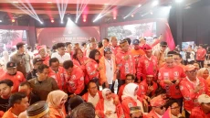 Simpatisan Padati Lokasi...