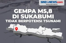 Gempa M5,8 di Sukabumi,...