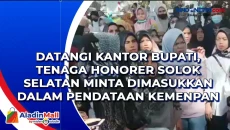 Datangi Kantor Bupati,...
