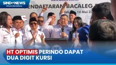 Tiba di KPU, Hary Tanoesoedibjo...
