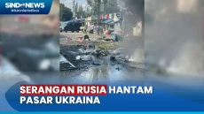 Rudal Rusia Hantam Pasar...