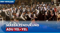 Massa Pendukung Adu...