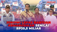 Jokowi Lepas Bantuan...