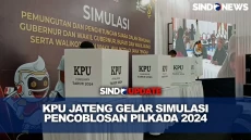 KPU Jateng Gelar Simulasi...