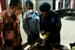 Sabu Senilai Rp80 Juta Dilempar Pakai Bola Tenis ke Lapas Kelas I Semarang