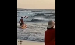 Nekat Berenang di Area Terlarang Pantai Barat Pangandaran, Wisatawan Hilang