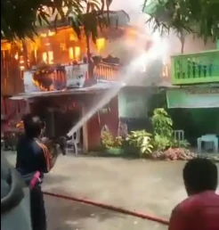 Dua Rumah di Barru Hangus Terbakar, Satu Wanita Tewas Terjebak Api