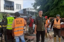 DLH Wajo Benahi Taman Callaccu Jelang Peresmian