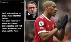 Anthony Martial Bantah Tolak Bermain di Laga MU vs Aston Villa