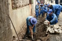Atasi Genangan, Sudin SDA Normalisasi Saluran Jalan Kelinci