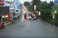 Dramatis! Detik-Detik Tabrakan Beruntun di Simpang Rapak Balikpapan Sebabkan 5 Orang Tewas 4 Luka