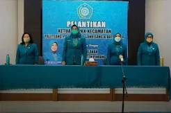 Baru Dilantik, 4 Ketua PKK Kecamatan di Pinrang Diminta Bantu Capaian Vaksinasi
