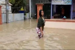 Banjir Kali Lamong, 6 Desa di Gresik Terendam Air Setinggi 70 Cm