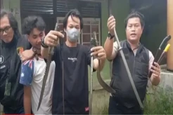 Bawa Sajam saat Tawuran, Puluhan Pelajar di Palembang Ditangkap