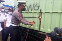 Polda Sulsel Akan Tindak Kendaraan Over Dimensi