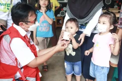Galakkan Program Peningkatan Gizi, PMI Jaktim Distribusikan Suplemen Anak