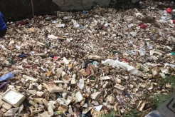 Lautan Sampah di Kali Licin Pancoran Mas Diduga dari Hulu