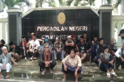 Sidang Tuntutan M Kace Memanas, Massa Geruduk PN Ciamis