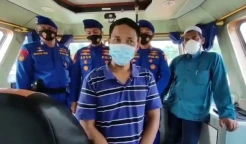 Kapal Pengangkut Material MotoGP Sirkuit Mandalika Diterjang Badai, Terombang-ambing di Laut