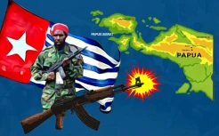 Usai Bantai 8 Pekerja PT PTT di Kabupaten Puncak, KKB Tembak 1 Prajurit Raider