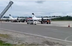 Evakuasi 8 Karyawan PT PTT yang Dibantai KKB Ditunda karena Cuaca Buruk