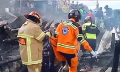 4 Warga Tewas Terpanggang saat Kebakaran Landa 4 Ruko di Balikpapan
