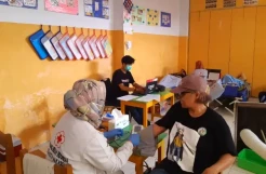 Alumni SD Muhammadiyah Bontoala Temu Kangen, Dirangkaikan Donor Darah-Kerja Bakti