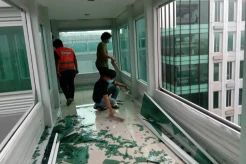 Hujan Angin Terjang Tangsel, Gedung Puspemkot Porak-Poranda