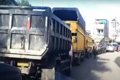 Parah! Stok BBM Jenis Solar di Madina Makin Langka, Truk Ekspedisi Antre di SPBU