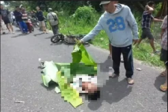 Tabrakan Maut di Sri Tanjung OKI, 2 Pemotor Tewas Bersimbah Darah