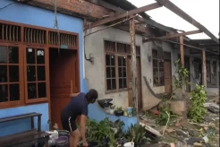 Ratusan Rumah Warga di Bangka Tengah Rusak Diterjang Angin Puting Beliung