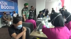 Vaksinasi Booster Kodam V Brawijaya dan MNC Media di Surabaya Disambut Antusias Warga