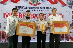 Pemkab Sidrap Raih Dua Penghargaan pada Musrenbang RKPD Sulsel 2023