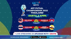 Jadwal AFF Futsal Championship 2022, Sabtu (2/4/2022): Malaysia Jumpa Kamboja, Thailand Bentrok Brunei