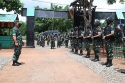 Jenderal Dudung Kunjungi Prajurit Satgas Yonif 123/RW yang Bertugas di Merauke