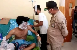 Kondisi Terkini Jenderal Lapangan Aksi 11 April di Bone yang Terbakar saat Demo