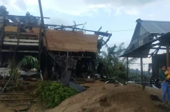 Angin Puting Beliung Melanda Enrekang, 6 Rumah Warga Rusak