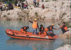 Warga Bangka Selatan Tenggelam di Kolong Tambang Timah, Tim SAR Lakukan Pencarian