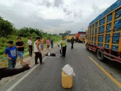 Tragis! Wartawati di Batu Bara Tewas Ditabrak Truk Boks
