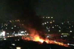 Kebakaran Hanguskan Sebagian Pasar Kemiri Muka Depok
