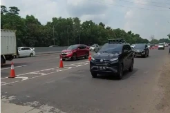 Arus Balik Lebaran, Kendaraan di Tol Cikampek-Jakarta Mulai Merayap