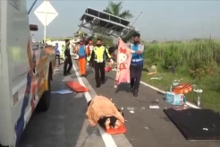 Total Ada 33 Orang di Dalam Bus Maut yang Kecelakaan di Tol Sumo