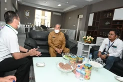 Pimpinan Cabang PT Pegadaian Audiensi ke Bupati Sidrap, Ini yang Dibahas