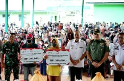Kodim 1407/Bone Salurkan BLT Minyak Goreng untuk 14 Ribu Warga