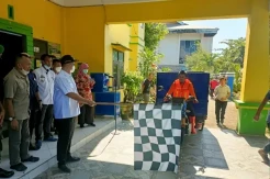 Bupati Pangkep Launching Motor Pengangkut Sampah Kelurahan