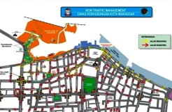 Jalur Lalu Lintas Pantai Losari Bakal Kembali Berubah, Begini Skemanya