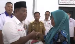 DPD Perindo Deliserdang Beri Bantuan Material dan Sembako untuk Warga Korban Bencana Angin Puting Beliung