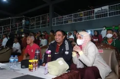 Bupati dan Wabup Maros Nobar Laga PSM vs Sulut United di Parepare