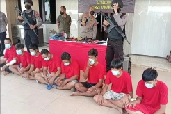 Tim Gabungan Polres Tala Ringkus 9 Pelaku Pembunuhan Seorang Pria di Asam-asam